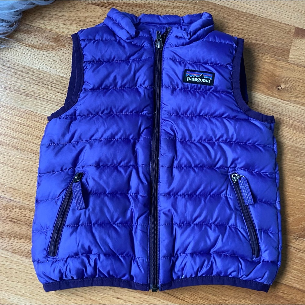 Patagonia Baby Down Sweater Vest Purple
